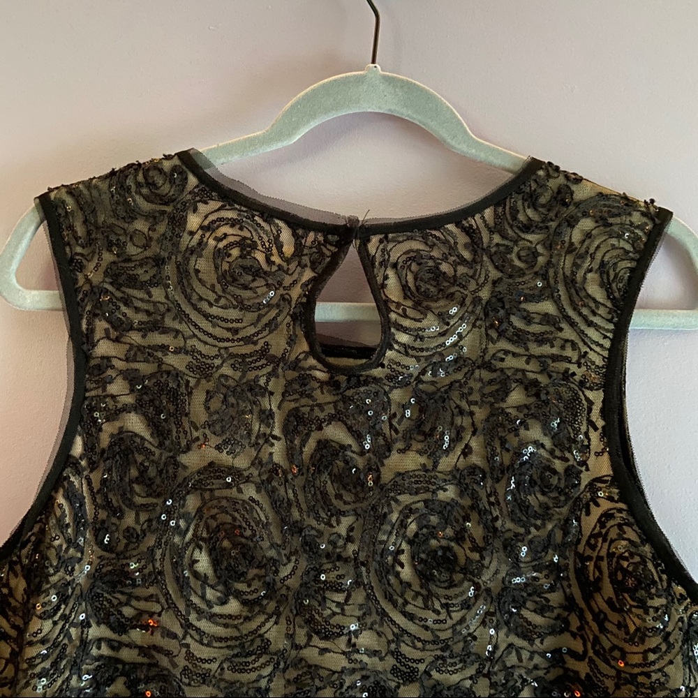 Max Studio Lace/Sequin Tank Top - Picture 3 of 4